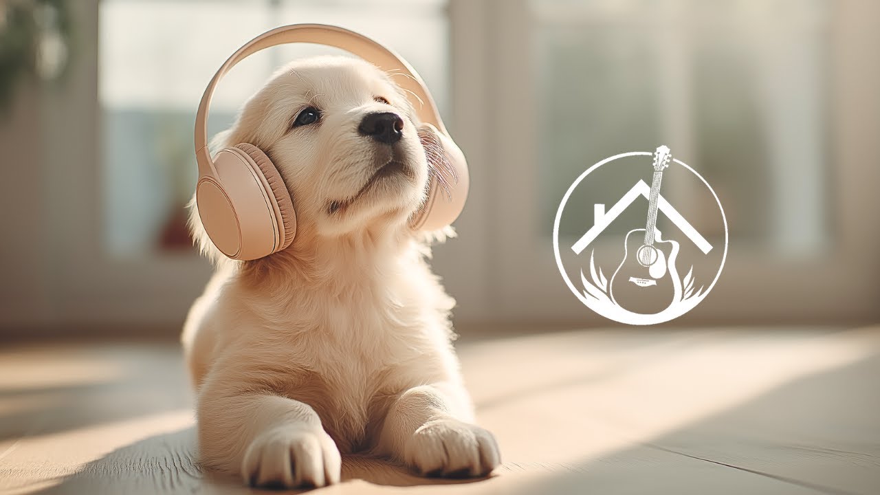 🐶 3 часа музыки для вас и вашей собаки ☕｜Расслабляющая акустическая гитара BGM 🎸｜Без рекламы