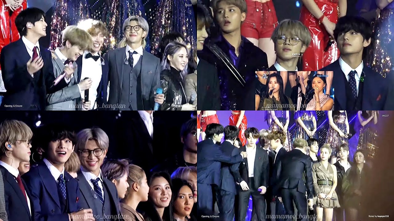 Mamamoo Bangtan Moments @ 2019 Gayo Daechukje
