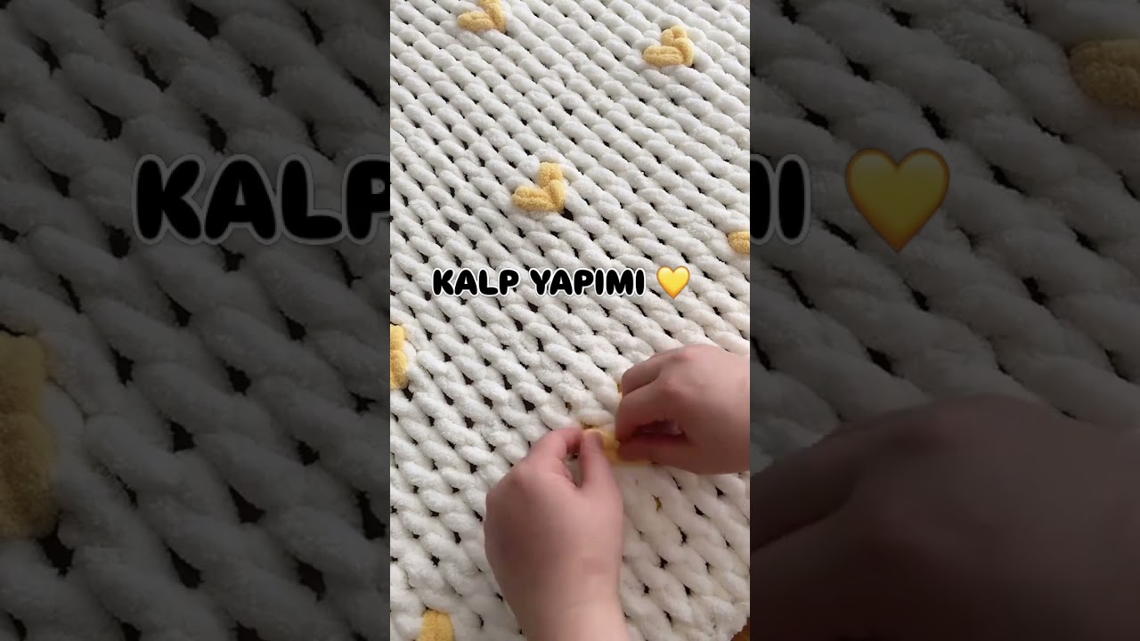 Pufyy battaniye kalp yapımı. #wedding #pufyy#battaniyemodeli #kendinyap #bebek