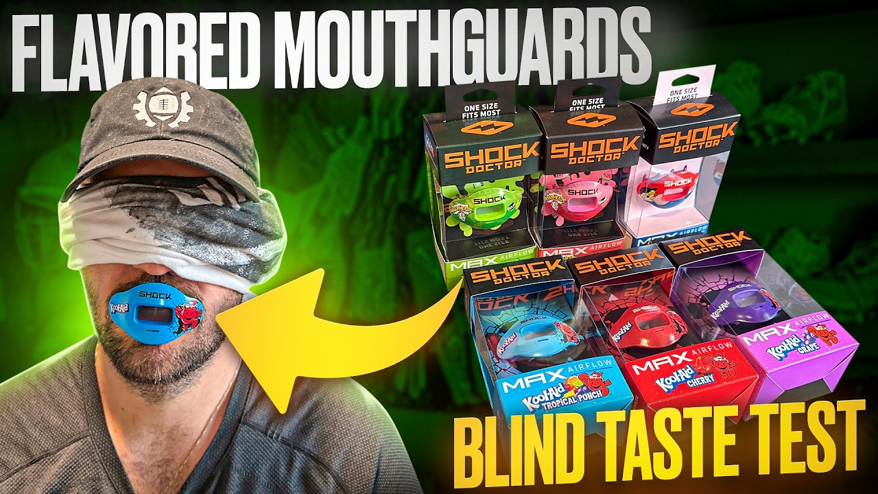 Blind Taste Testing Flavored Mouthguards by Shock Doctor