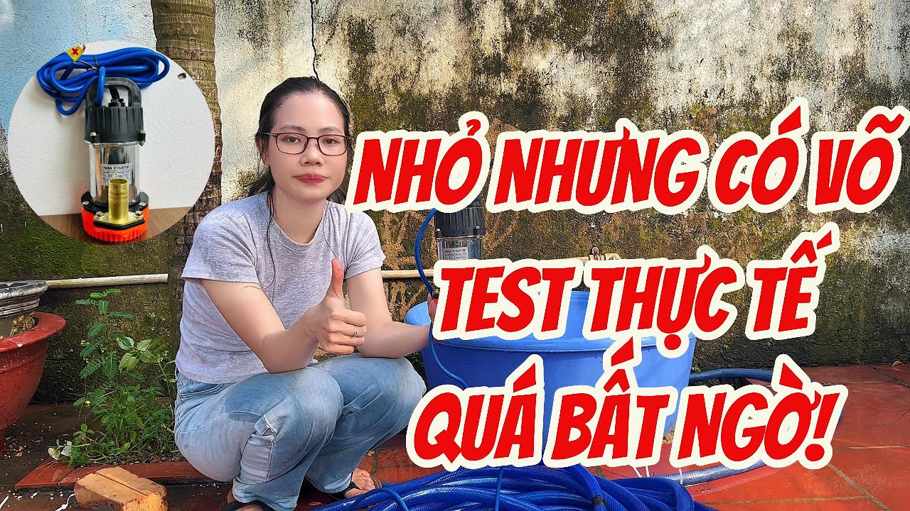 Bơm Chìm OSAKA 250W – NHỎ NHƯNG CÓ VÕ, TEST THỰC TẾ QUÁ BẤT NGỜ!