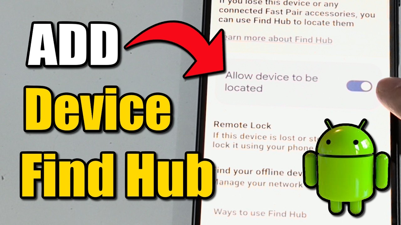 Как добавить устройство в Google Find (Google Find Hub) (простой способ)
