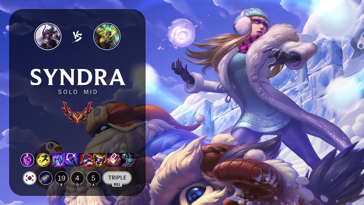 Syndra Mid vs Zeri - KR Grandmaster Patch 13.6