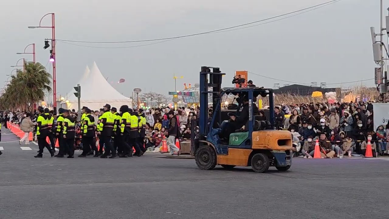 2026台灣燈會在嘉義的「Team Taiwan 大遊行」警察進駐維安