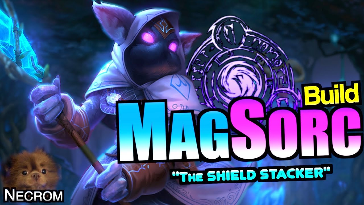 ESO PvP: MagSorc High BURST and SHIELDS Build Tutorial (Necrom) | "The Shield Stacker"