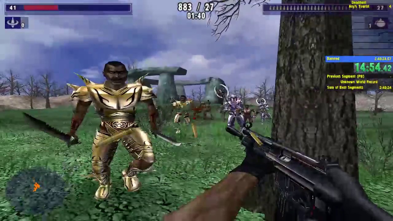Deadhunt any% tourist 2:31:27 RTA (2:29:18 IGT)