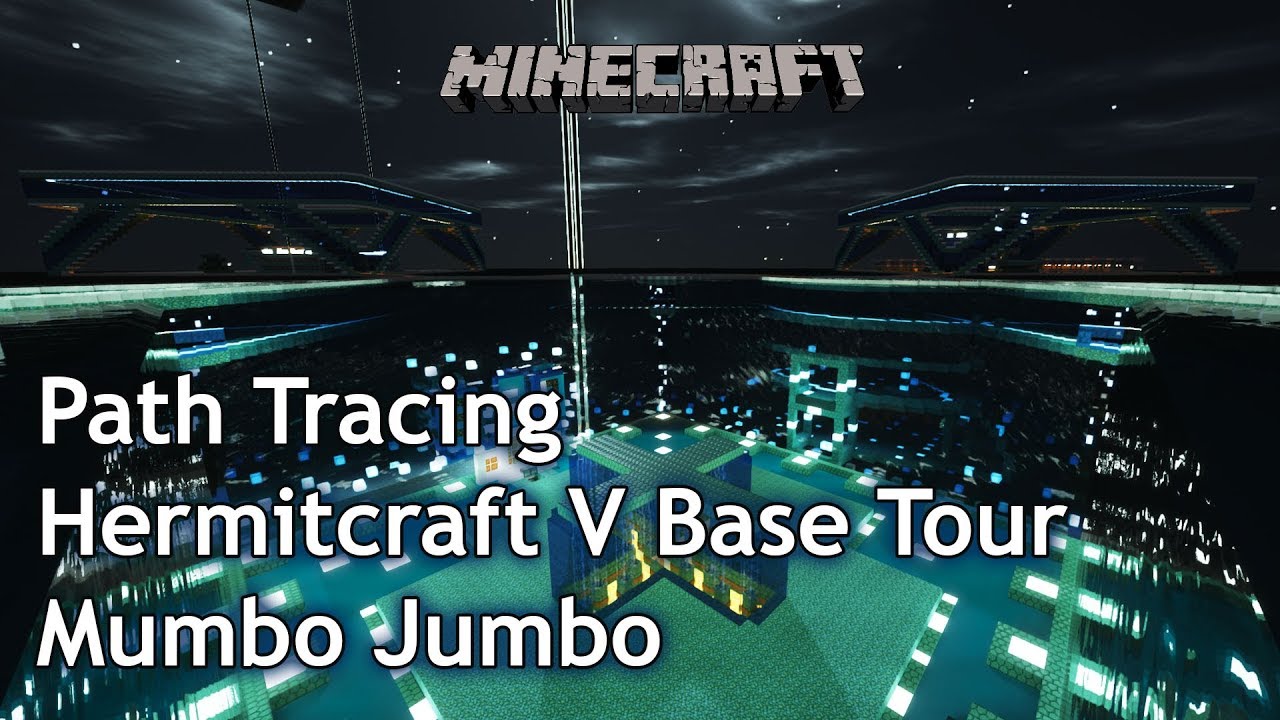 Minecraft Path Tracing [SEUS PTGI E6] Базовый тур Hermitcraft V &mdash; База Мамбо-Джамбо