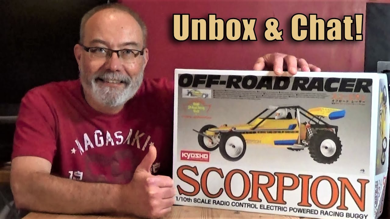Kyosho Scorpion Unbox & Chat! My First Kyosho Kit! Classic RWD RC Buggy