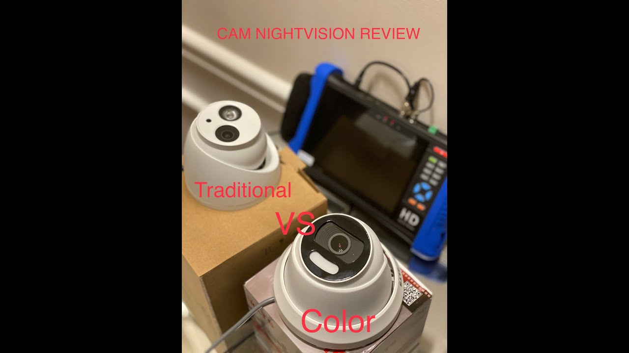 Regular IR (infared) VS COLOR - Security Camera Nightvision Reviewed!