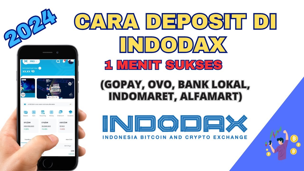 Cara Deposit di Indodax Terbaru 1 Menit Langsung Masuk #indodax #trading #crypto #bitcoin