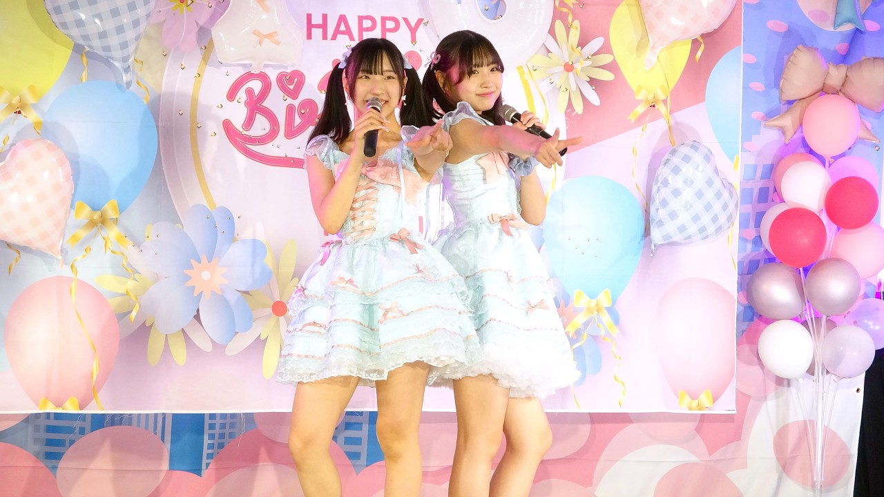 Pinky Rabbits(響野ユリア･唯花)「大声ダイヤモンド／AKB48」東京アイドル劇場@高田馬場BSホール 2025年8月3日