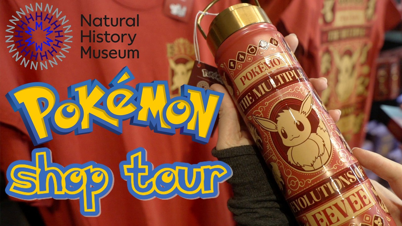 Pokémon x London Natural History Museum Shop Tour