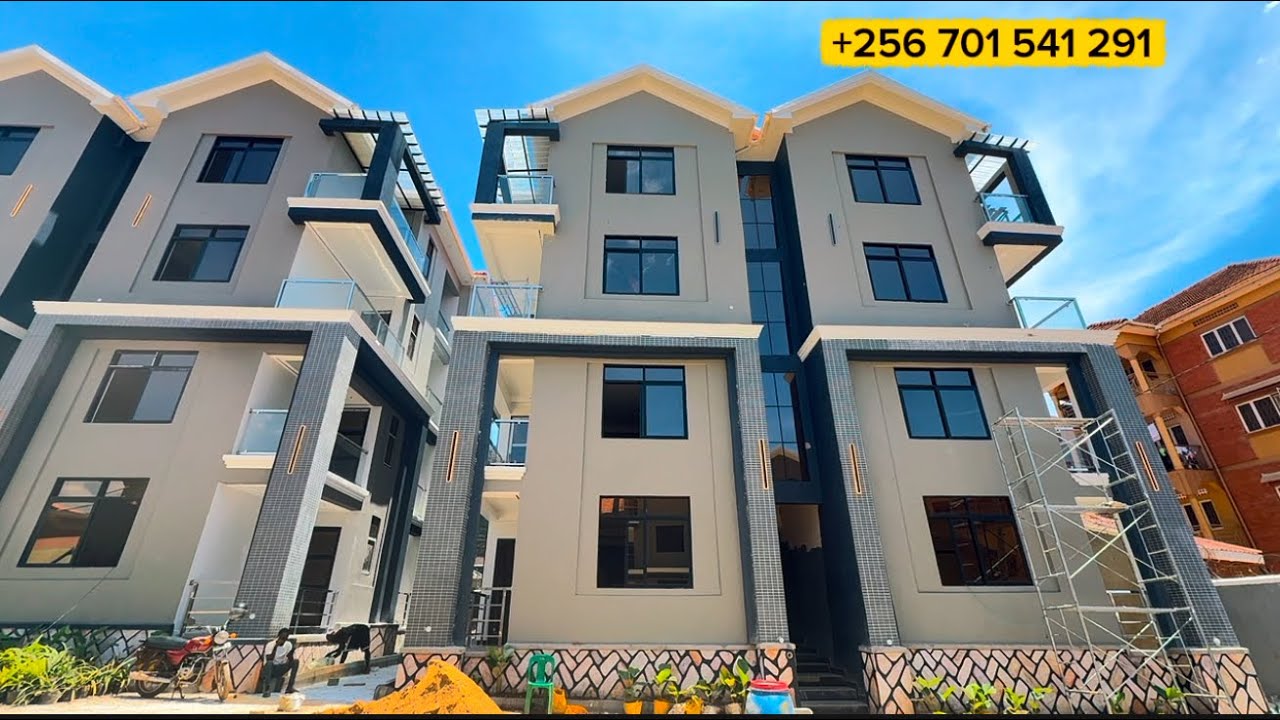 TOURING AN APARTMENT BLOCK FOR SALE IN UGANDA 