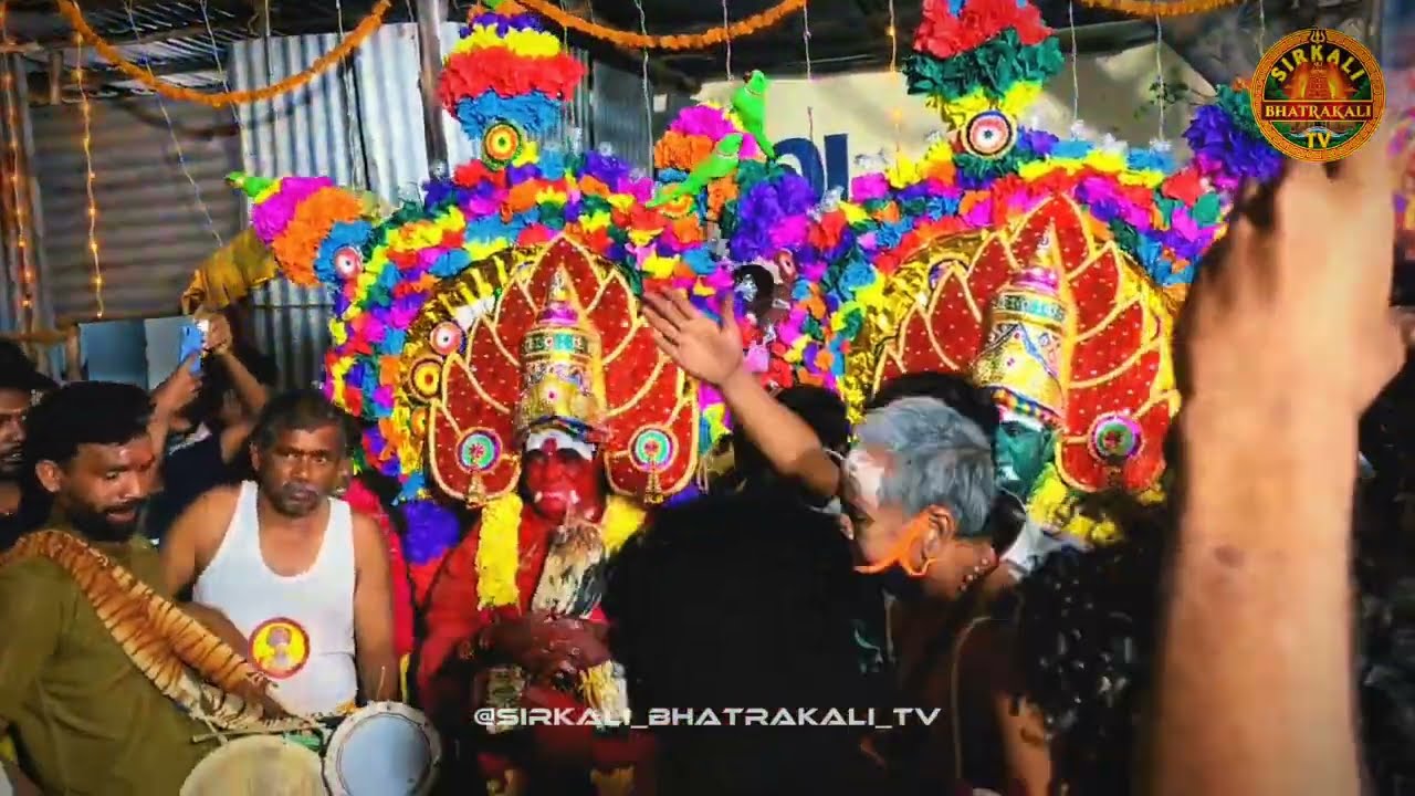 சீர்காழி கீழத்தெரு ஸ்ரீ பத்ரகாளியம்மன் ஆலய பச்சைக்காளி பவளக்காளி ஆட்டம் 2026 #sirkali#bhatrakali#tv