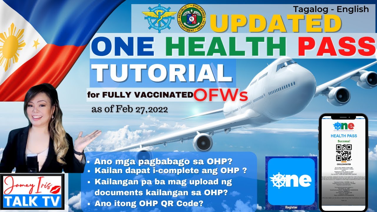One Health Pass Latest Tutorial Guide for OFWs | Traveling to the Philippines (Taglish)