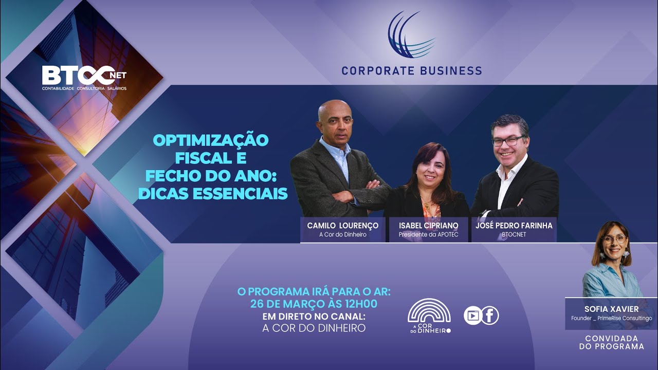 Corporate Business - Otimização Fiscal e Fecho do Ano - Março 2025