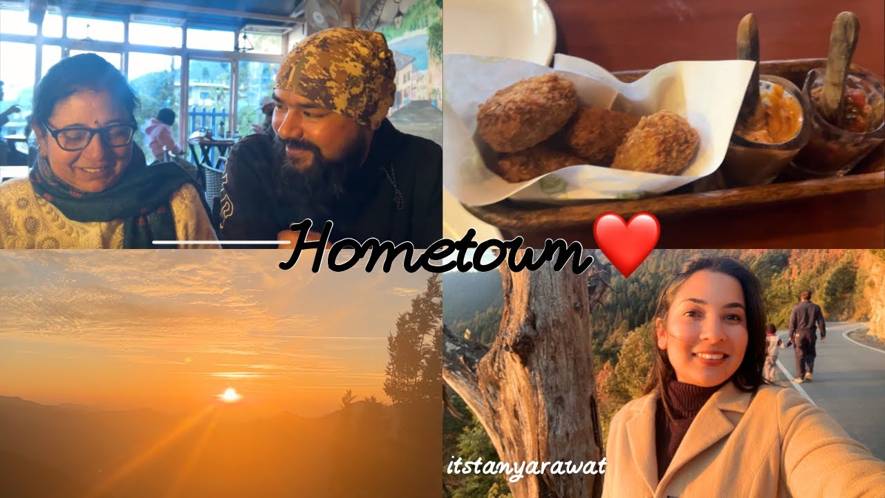An evening at my Hometown Pauri❤️😍 | Woodfire Cafe | Pauri | Uttarakhand 