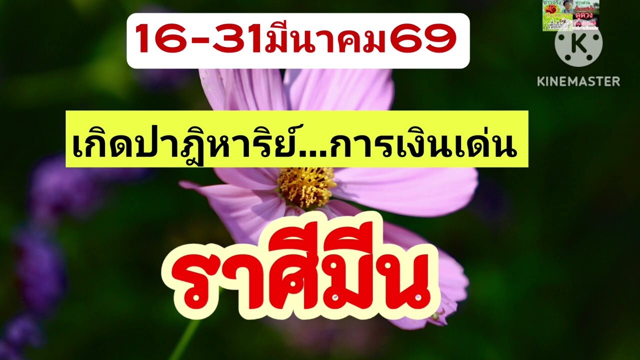 #ราศีมีน 16-31มีนาคม69💫การเงินเด่นมาก