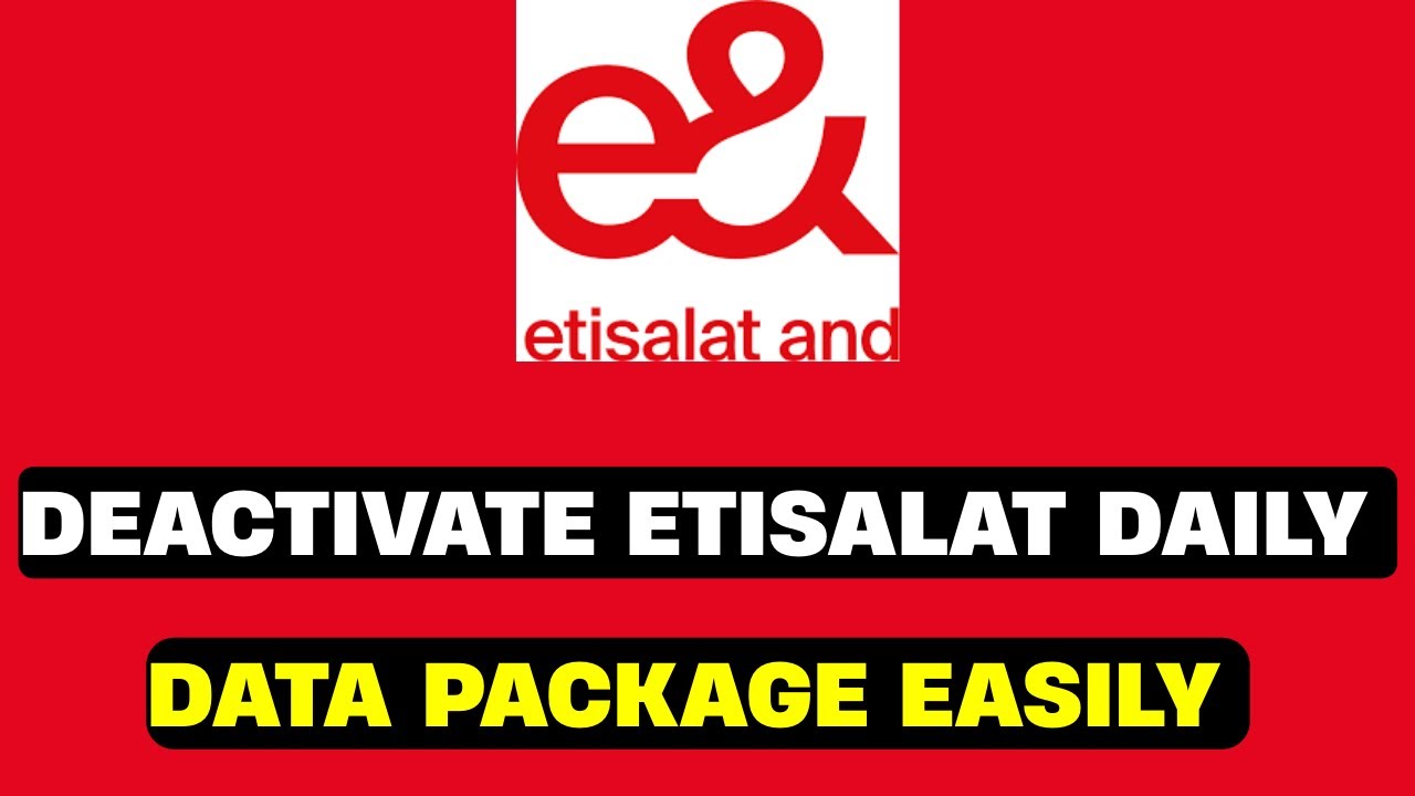How To Unsubscribe Etisalat Daily Data Plan  3 AED | 2 AED | 5 AED