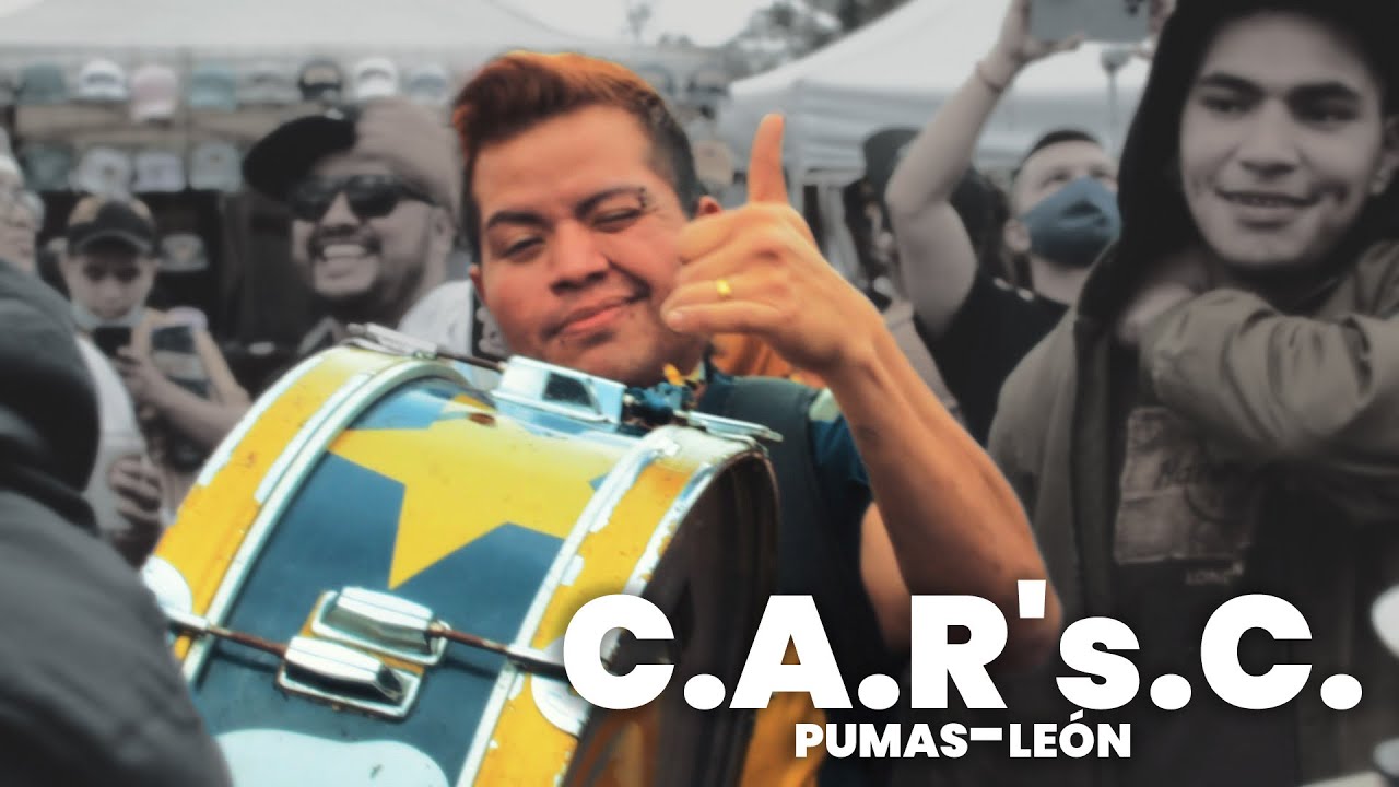 La Orquesta de la Rebel (CARsC) a la salida del Pumas-León