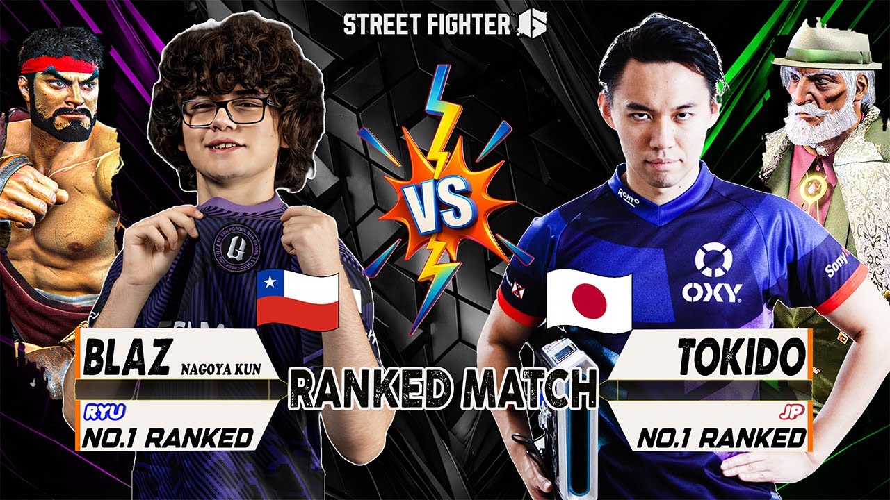 SF6 🐦‍🔥 BLAZ (#1 Ranked Ryu)  vs  TOKIDO (#1 Ranked Jp) 🐦‍🔥 SF6 High-Level Matches