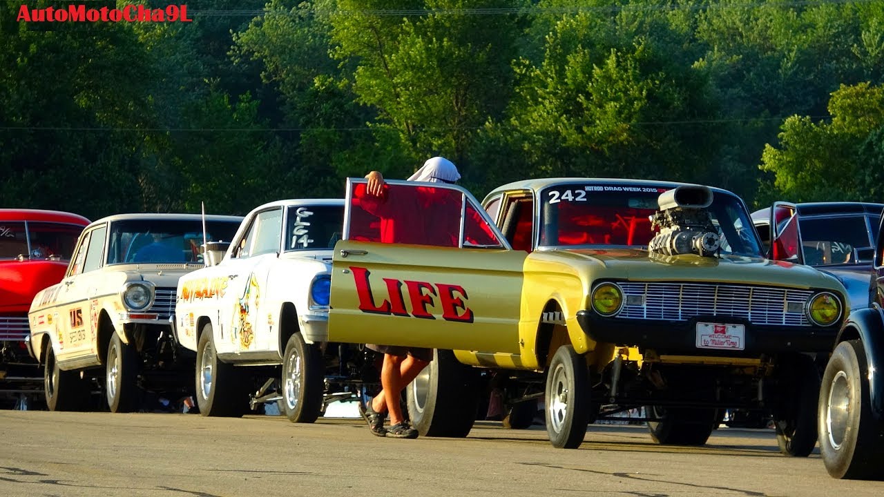 OLD SCHOOL GASSERS 60S CARS THE BEST TIME OF RACING GLORY DAYS AT BYRON DRAGWAY