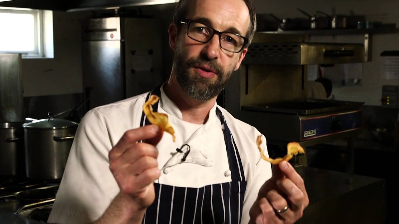 Deep Fried Collier&rsquo;s Cheddar Cheese with Bacon and Pickled Onion Rings by Stephen Terry
