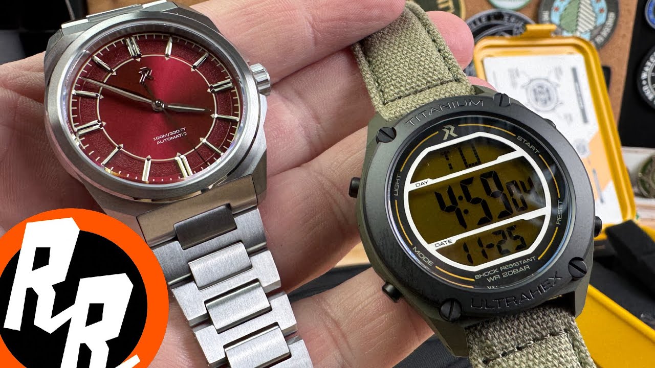 Распаковка RZE Resolute 36 мм и UTD-8000-CKP Titanium Greatness