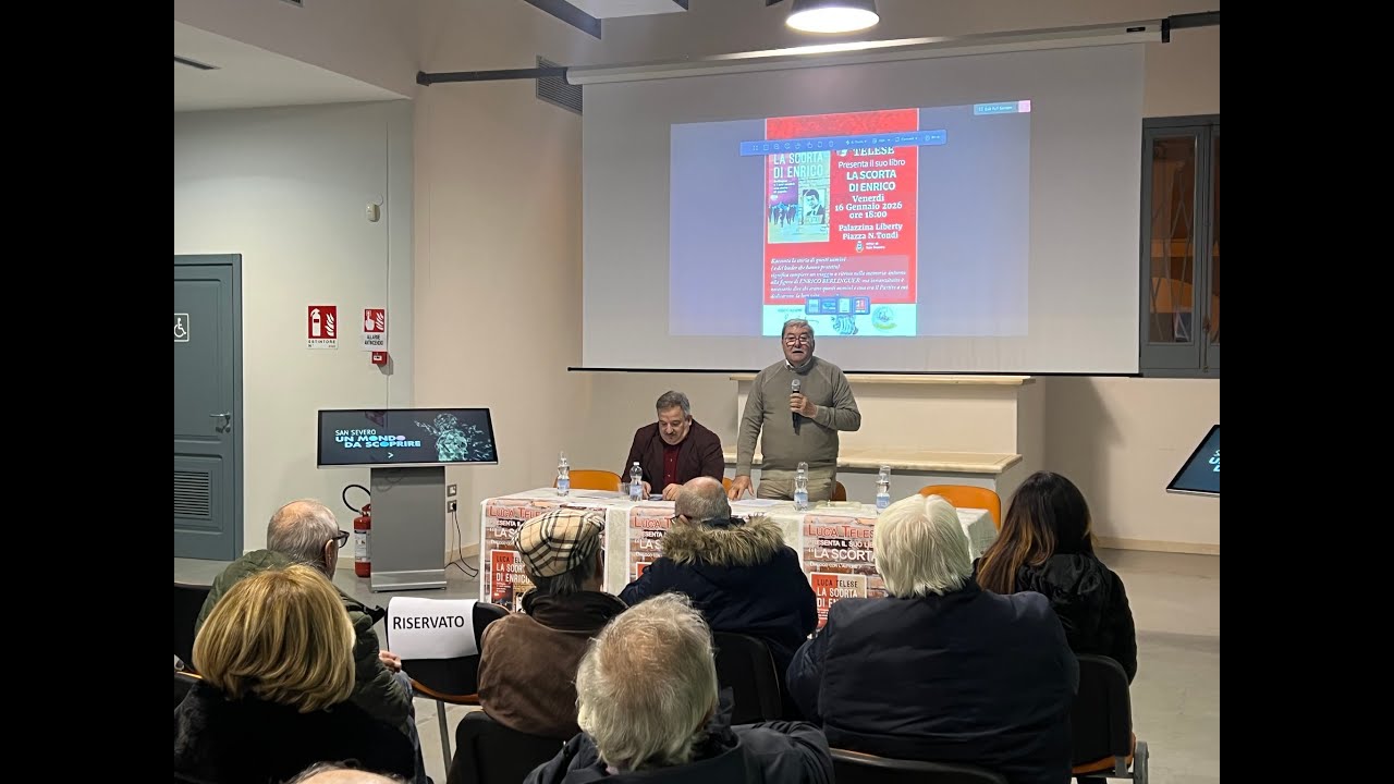 San Severo (Fg) Luca Telese prensta: La Scorta di Enrico