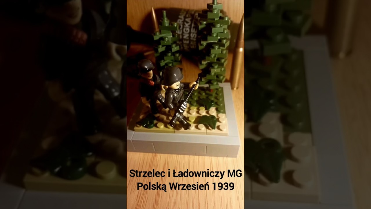Strzelec i Ładowniczy MG Polska Wrzesień 1939 #klocki #klockicobi #moc #ww2