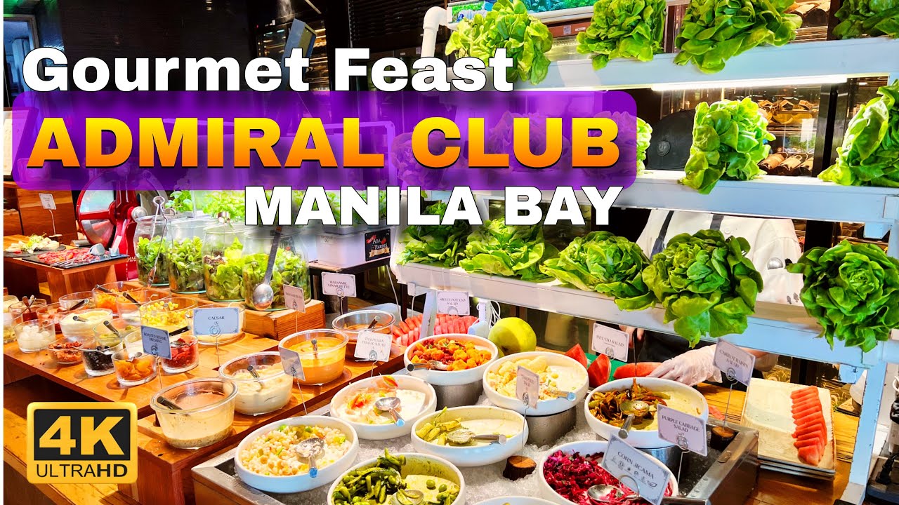 INSIDE Admiral Club Manila Bay: Is This Manila’s Most Luxurious Buffet? 🇵🇭 | 4K Food and Walk Tour |