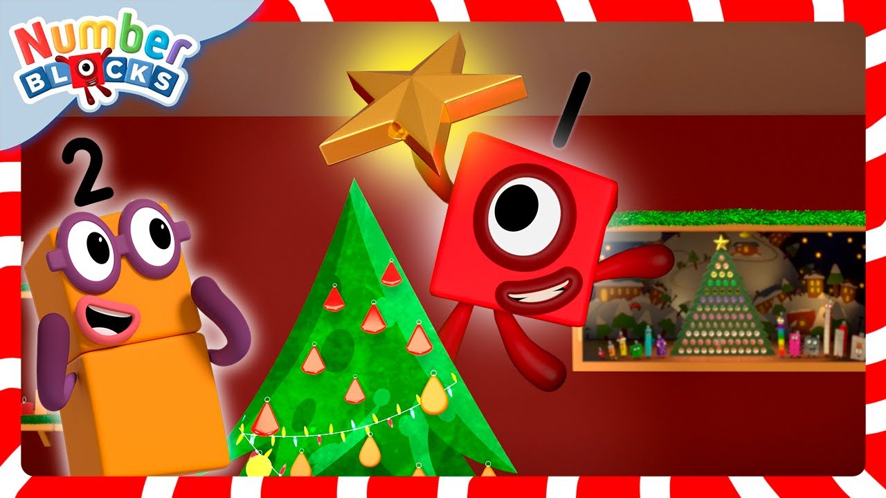 🎅 Feliz Natal dos Numberblocks! 🦌 | Aprenda a Contar para Crianças | Desenhos de Matemática
