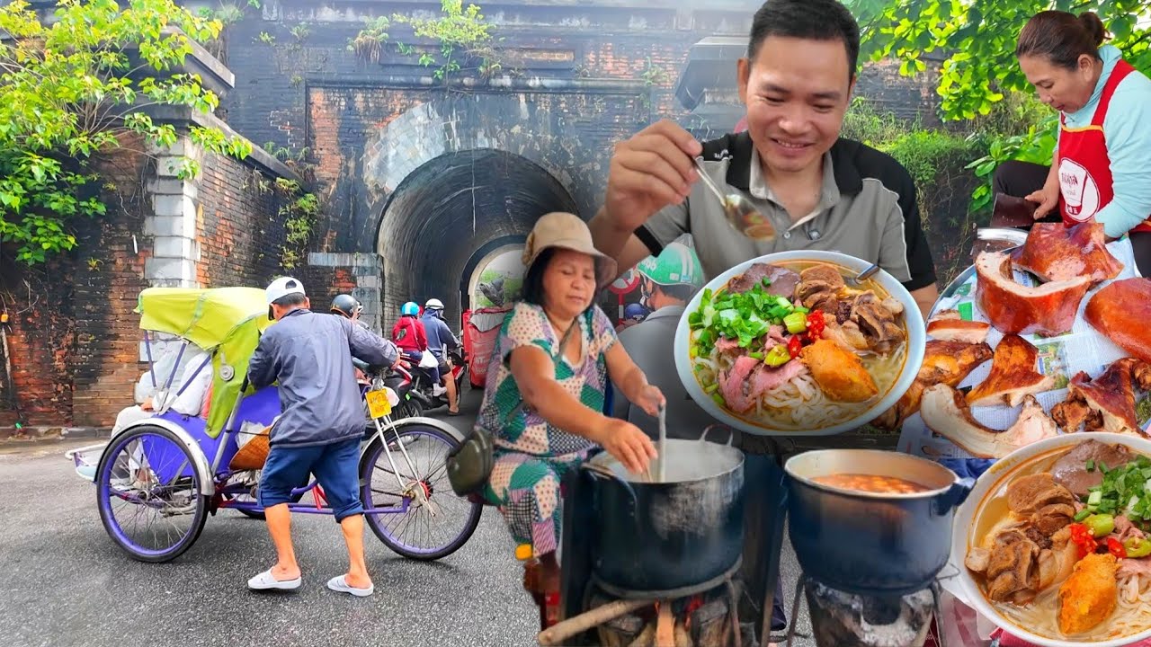 KHÔNG PHẢI NHÀ HÀNG SANG TRỌNG BÚN BÒ HUẾ VỈA HÈ NẤU CỦI NHƯ RI MỚI ẤM CÚNG -MÌ HEO QUAY CỬA ĐÔNG BA