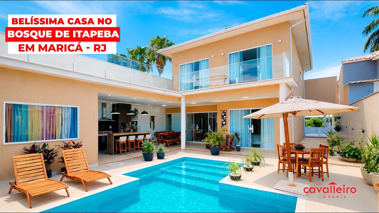 🏡 CASA DE ALTO PADRÃO NO BOSQUE DE ITAPEBA | 4 QUARTOS, 3 SUÍTES, PISCINA E HIDROMASSAGEM 🌿