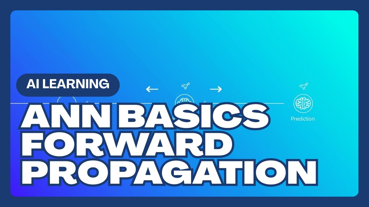 Artificial Neural Network Basics | Forward Propagation Tutorial