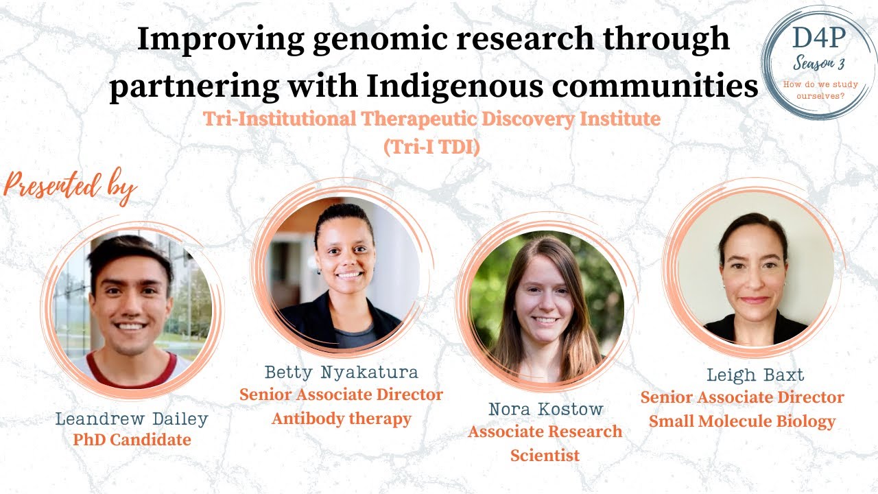 [D4P: People & Medicine] Improving genomic research through partnering with Indigenous communities