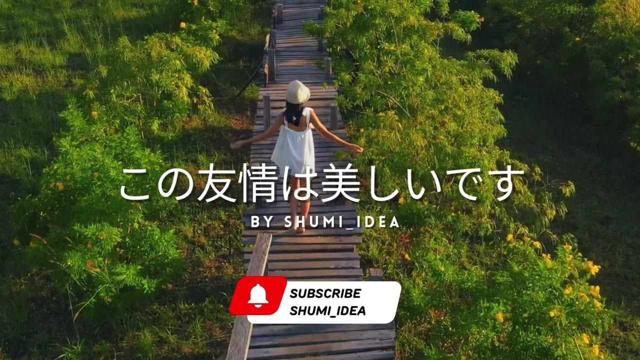 この友情は美しいです