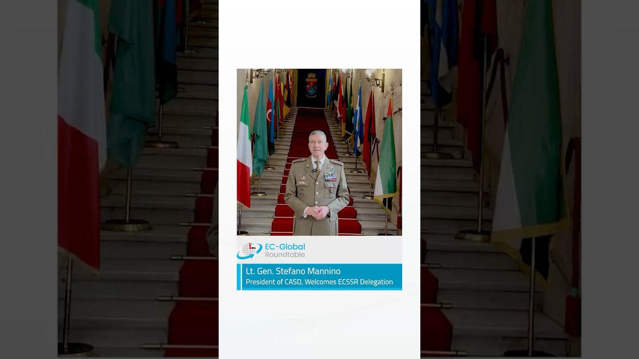 Lieutenant General Stefano Mannino, President of the Italian Center for Higher Defence Studies (CASD
