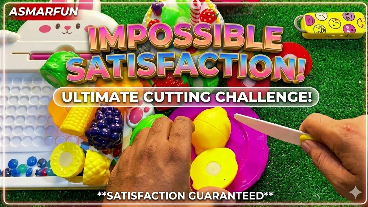 Kinetic Toy Fruit Cutting ASMR | Oddly Satisfying Video @asmarfun 