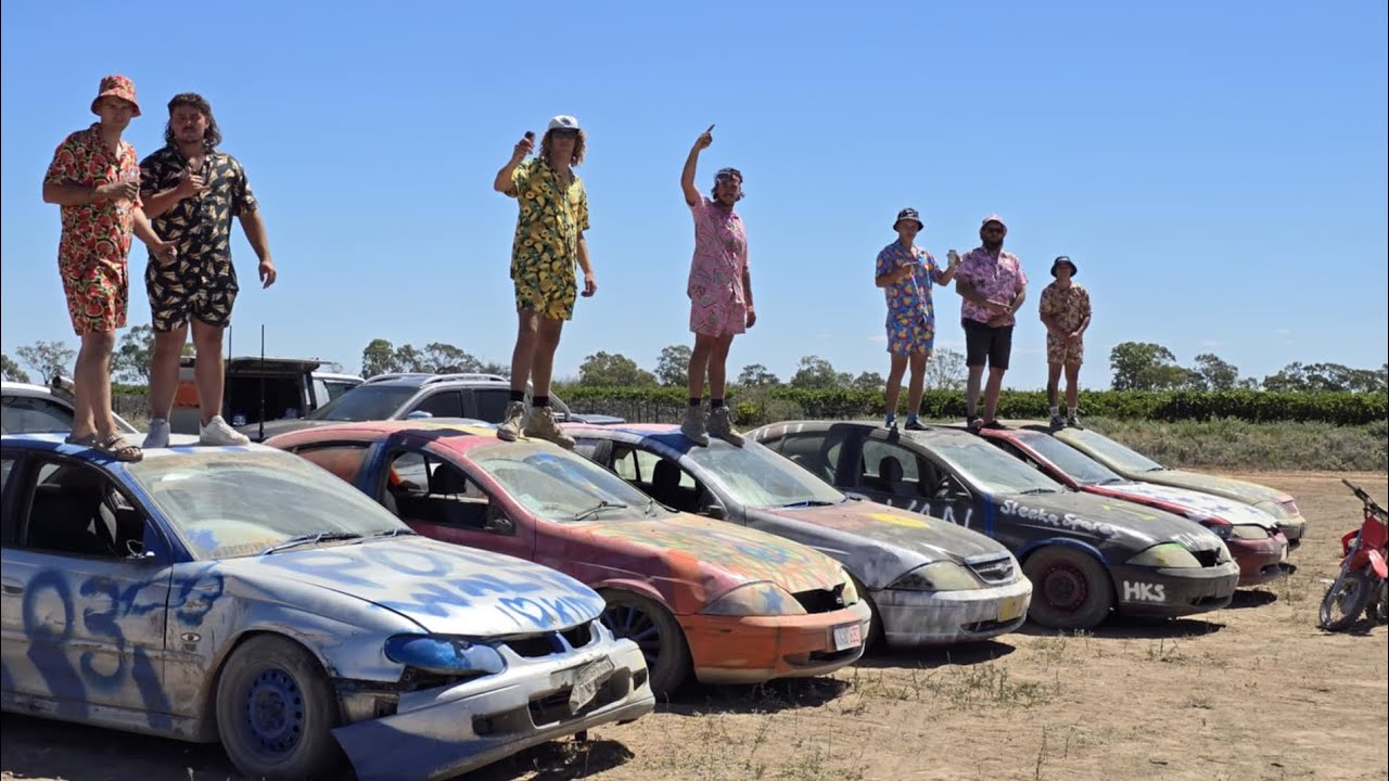 HOW TO SEND OFF 2024 IN STYLE!!, PADDOCK BASHING MADNESS, DANNATS SHITBOX CUP NYE EDITON  4K