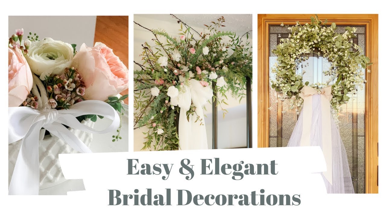 Easy and Elegant DIY Bridal Shower Decorations