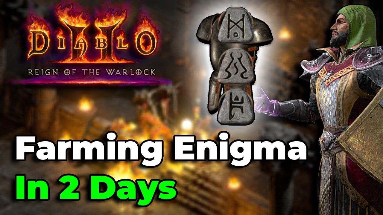 Как я за 2 дня прокачал Enigma в одиночку на Battle.net - Diablo 2 Resurrected