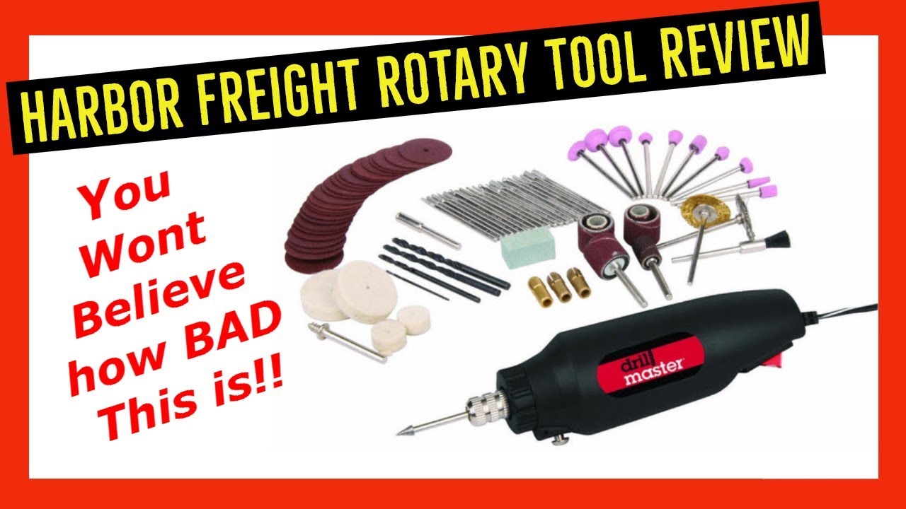 Обзор набора вращающихся инструментов Harbor Freight Rotary Tool / Drill Master