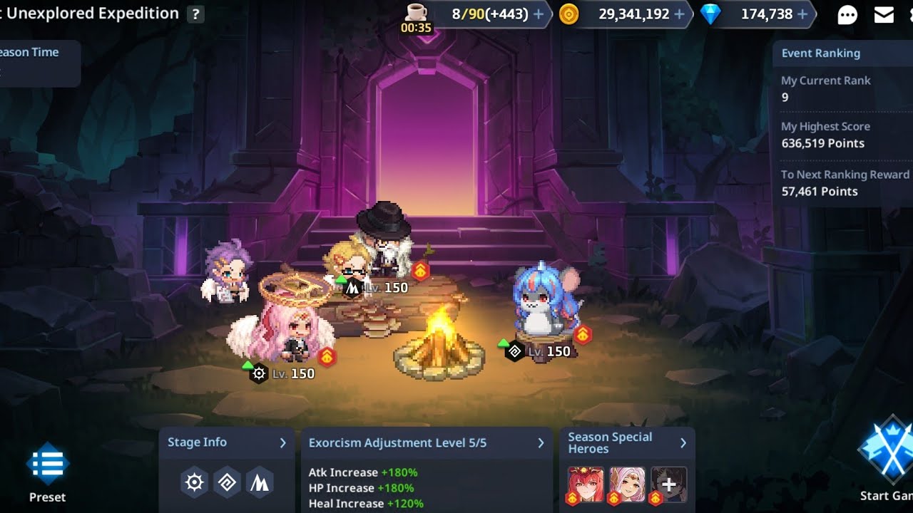 Event Unexplored Expedition - 636k Score (New Expedition Event) | ezpz