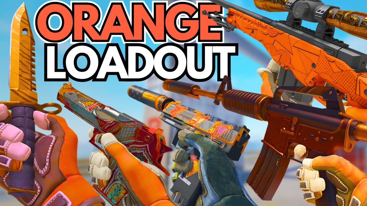 BEST ORANGE Inventory in 2025 (BUDGET Orange Skins Loadout CS2)