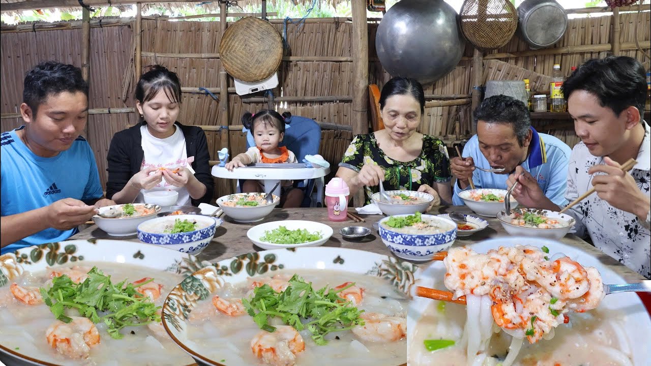 Bánh Canh Bột Xắt Tôm Thịt Nước Cốt Dừa Miền Tây | Hương Vị Bánh Quê - KBMQ