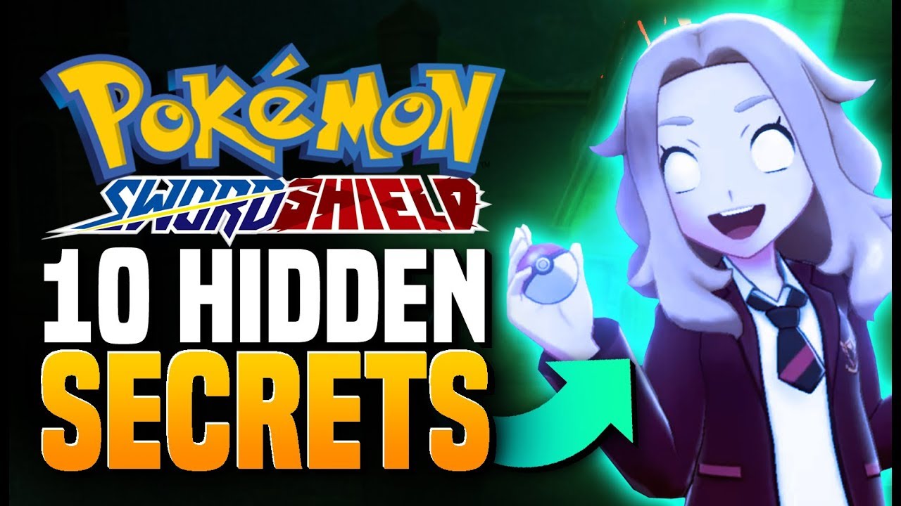 10 Hidden SECRETS/ EASTER EGGS In Pokemon Sword And Pokemon Shield ⚔ 🛡
