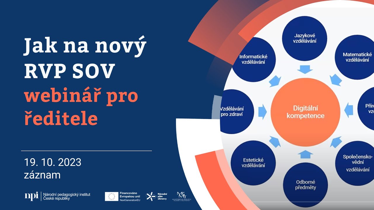 Záznam:  Jak na nový RVP SOV - webinář pro ředitele