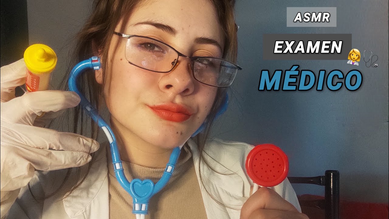 ASMR roleplay EXAMEN MÉDICO // ASMR CASERO