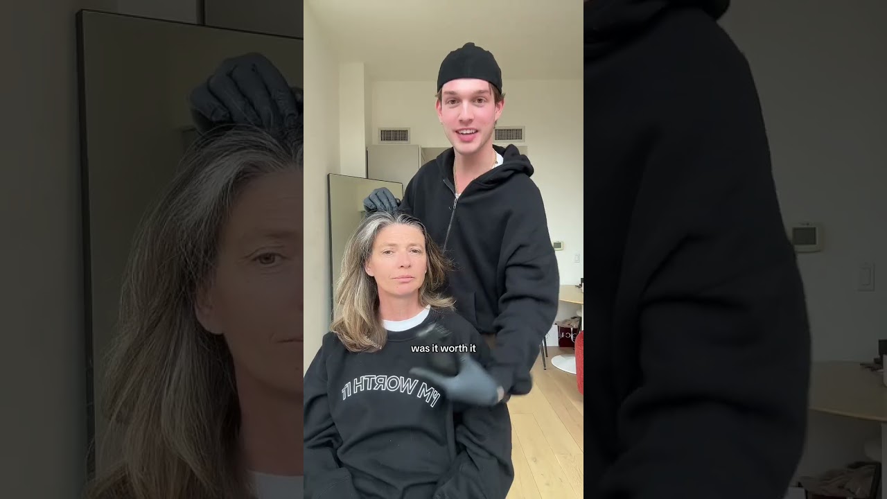 DYEING MY MOM’S HAIR FAIL?? 